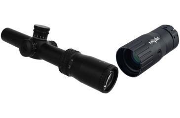 Image of TacFire SC1424CCM HD Rifle Scope 1-4x 24mm Obj 112-25.5 Ft @ 100 Yds FOV 30mm Tu with Trybe Optics Enhancer