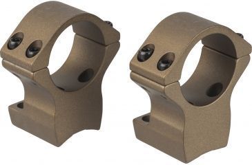 Image of Talley X-Bolt Hells Canyon Rifle Scope Rings, 1in, High, Burnt Bronze Cerakote, HC950735