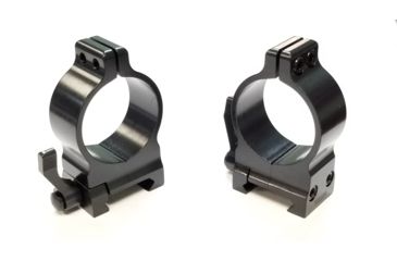 Image of Talley 1in Signature Picatinny Ring w/ Lever, Blued Steel, Low, TSP10L