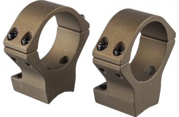 Image of Talley X-Bolt Hells Canyon Rifle Scope Rings, 30mm, Medium, Burnt Bronze Cerakote, HC740735