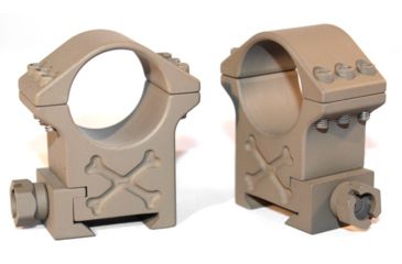 Image of Talley 34mm Tactical Ring, Dark Earth, Extra High, 6 Screw, DET346X