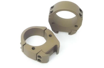 Image of Talley Modern Sporting Scope Ring Set, LA/SA, 34mm, Low, Burnt Bronze, TMS34LBB