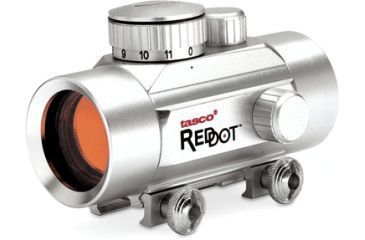 Image of Tasco Red Dot 1x30mm 5 MOA Silver Rifle Scope BKRD30S