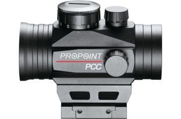 Image of Tasco 1x30 3 MOA Red Dot Sight with High/Low Mount, Black, TRDPCC