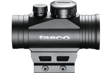 Image of Tasco 1x30 3 MOA Red Dot Sight with High/Low Mount, Black, TRDPCC