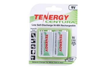 Image of Tenergy Centura 2 9V Battery Pack, White 10002