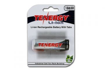 Image of Tenergy Lion 18650 2600mAh w/tab, Silver 30050