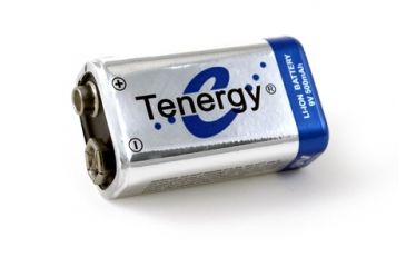 Image of Tenergy Lion 9V Rechargeable Battery, Blue and Silver 30593