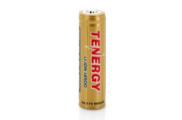Image of Tenergy T35P 3.6V 3500mAh 12.6wh Li-Ion Rechargeable Battery,Gold,Pack of 2 w/Carrying Case, 31777