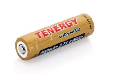 Image of Tenergy T35P 3.6V 3500mAh 12.6wh Li-Ion Rechargeable Battery,Gold,Pack of 2 w/Carrying Case, 31777