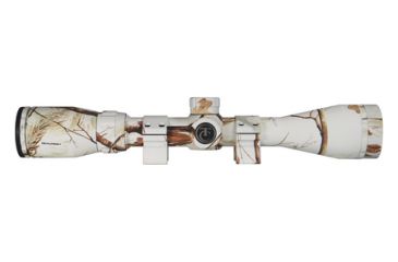 Image of Thompson Center Predator Rifle Scope, 3-12x40mm, w/ Rings, 1in, Centerplex Reticle, Realtree Hardwoods Snow Camouflage, 35008355