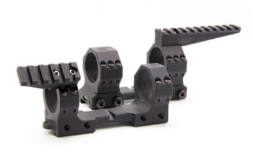 Image of Tier One Monomount Long Saddle - 36mm Medium - 6MIL, Black, T1MUL360633
