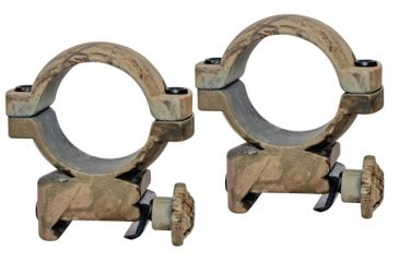 Image of Traditions 1 Inch Aluminum Scope Ring High Realtree Hardwoods HD Camouflage