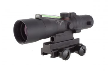 Image of Trijicon ACOG 3x30 Scope, Dual Illuminated Green Chevron .223 Ballistic Reticle w/TA60 Mount, TA33G-8