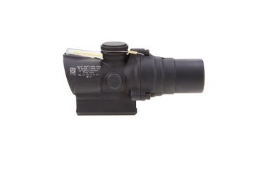 Image of Trijicon 1.5x16S Compact ACOG Rifle Scope,Dual Illuminated Amber Ring, 2 MOA Center Dot Reticle w/M16 Carry Handle Base and Mounting Screw, 400138