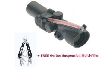 Image of Trijicon 1.5x16 ACOG Compact Tritium-Illuminated Reticle &amp; BAC Day &amp; Night Rifle Scope w/ Special Ring Base TA26 - Special Order with FREE Gerber Suspension Multi-Plier 1471