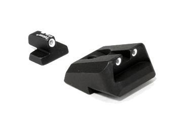 Image of Trijicon Bright &amp; Tough 3 Dot Night Sight, Novak .45 - Green Front/Orange Rear SA33O