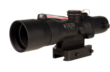Image of Trijicon 3x30 mm Dual Illuminated Q-LOC Compact ACOG Scope, 3x30 mm, 7.62x51mm/175gr. Red, Chevron Reticle, Matte Black, 400379