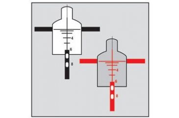 Image of Full Line .308 Red Illumination Reticle of Trijicon TA01B Scope