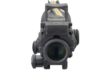 Image of Trijicon 4x32 ACOG Rifle Scope, Dual Illuminated Amber Crosshair .223 Reticle w/ Colt Knob Thumbscrew Mount &amp; LED 3.25 MOA Red Dot RMR Type 2, Black, 100551
