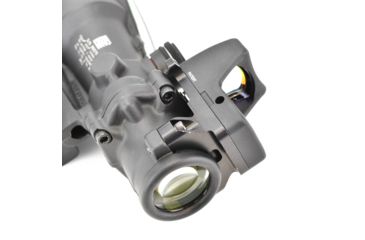 Image of Trijicon 4x32 ACOG Rifle Scope, Dual Illuminated Green Crosshair .223 Reticle w/ Colt Knob Thumbscrew Mount &amp; LED 3.25 MOA Red Dot RMR Type 2, Black, 100552