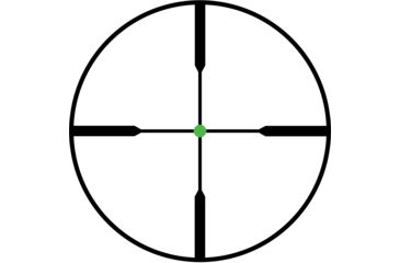 Image of Trijicon AccuPoint 1-4x24 30mm Rifle Scope STD Crosshair w/ Green Dot, TR24-D-200071