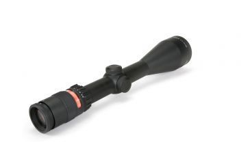 Image of Trijicon AccuPoint TR-22 2.5-10x56mm Rifle Scope, 30 mm Tube, Second Focal Plane, Black, Red BAC Triangle Post Reticle, MOA Adjustment, 200035