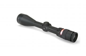 Image of Trijicon AccuPoint TR-22 2.5-10x56mm Rifle Scope, 30 mm Tube, Second Focal Plane, Black, Red BAC Triangle Post Reticle, MOA Adjustment, 200035