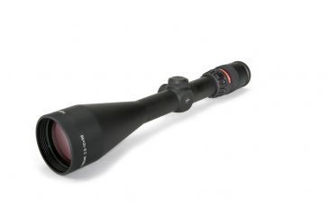 Image of Trijicon AccuPoint TR-22 2.5-10x56mm Rifle Scope, 30 mm Tube, Second Focal Plane, Black, Red BAC Triangle Post Reticle, MOA Adjustment, 200035