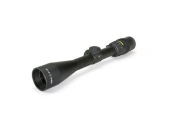 Image of Trijicon AccuPoint TR-20 3-9x40mm Rifle Scope, 1 in Tube, Second Focal Plane, Black, Amber BAC Triangle Post Reticle, MOA Adjustment, 200000