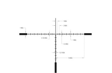 Image of Trijicon AccuPoint TR-31 4-16x50mm Rifle Scope, 30 mm Tube, Second Focal Plane, Black, Green MOA Ranging Reticle w/ Dot, MOA Adjustment, 200147