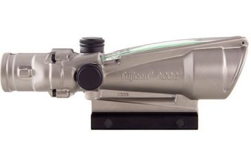 Image of Trijicon ACOG 3.5x35 Nickel Boron Dual Illum. Green Chevron .223 Ballistic Reticle w/ TA51 Mount TA11-C-100201