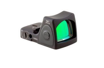 Image of Trijicon ACOG 3.5x35 Scope, Dual Illuminated Green Horseshoe/Dot 5.56mm M249 Ballistic Reticle w/ RCOM-Emount &amp; 6.5MOA Adjustable RMR Sight TA11MGO-M249-RM07