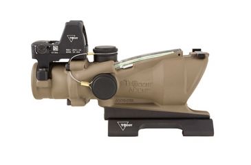 Image of Trijicon ACOG 4x32 ECOS Rifle Scope - Dark Earth Brown, Green Dual Illumination