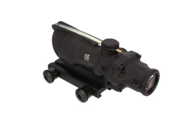 Image of Trijicon ACOG 4x32 Scope, Dual Illuminated Green Chevron ACSS AURORA Reticle, Colt Knob Thumbscrew Mount, Black, TA31-G-AURORA