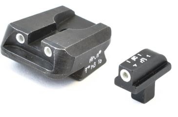 Image of Trijicon Bright &amp; Tough Colt Officers 3 Dot Green Front &amp; Green Novak Rear Night Sight Set