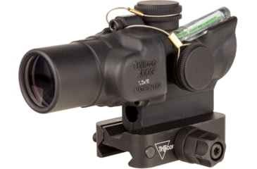 Image of Trijicon Compact Dual Illuminated Q-LOC ACOG Scope, 1.5x16S, Green, 2 MOA Circle Dot Reticle, Matte Black, 400329