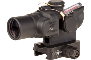 Image of Trijicon Compact Dual Illuminated Q-LOC ACOG Scope, 1.5x16S, Red, 2 MOA Circle Dot Reticle, Matte Black, 400330