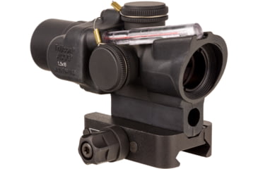 Image of Trijicon Compact Dual Illuminated Q-LOC ACOG Scope, 1.5x16S, Red, 2 MOA Circle Dot Reticle, Matte Black, 400330