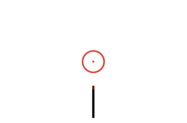 Image of Trijicon Compact Dual Illuminated Q-LOC ACOG Scope, 1.5x16S, Red, 2 MOA Circle Dot Reticle, Matte Black, 400330