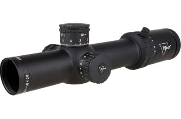 Image of Trijicon Credo 1-10x28mm First Focal Plane 34mm Tube Riflescope w/Red/Green MRAD Segmented Circle Enhanced, Matte Finish, Exposed Elevation Adjuster w/Return to Zero Feature, Black, 2900050