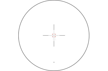 Image of Trijicon Credo 1-10x28mm First Focal Plane 34mm Tube Riflescope w/Red/Green MRAD Segmented Circle Enhanced, Matte Finish, Exposed Elevation Adjuster w/Return to Zero Feature, Black, 2900050