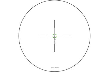 Image of Trijicon Credo CR624 1-6x24mm Rifle Scope, 30 mm Tube, Second Focal Plane, Black, Green BDC Segmented Circle .223 / 55 Grain Reticle, MOA Adjustment, 2900016