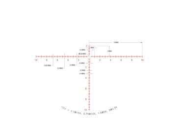 Image of Trijicon Credo CR1542 2.5-15x42mm Rifle Scope, 30 mm Tube, Second Focal Plane, Black, Red MRAD Center Dot Reticle, Mil Rad Adjustment, 2900034