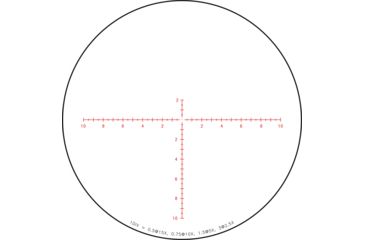 Image of Trijicon Credo CR1556 Rifle Scope, 2.5-15x 56 mm Objective, 30 mm Tube, Second Focal Plane Illuminated Red MRAD Center Dot Reticle, Matte, Black, 2900036