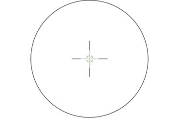 Image of Trijicon Credo HX CRHX624 1-6x24mm Rifle Scope, 30 mm Tube, First Focal Plane, Black, Green MOA Segmented Circle Reticle, MOA Adjustment, 2900022