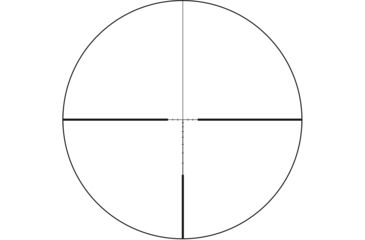 Image of Trijicon Credo HX CRHX624 1-6x24mm Rifle Scope, 30 mm Tube, Second Focal Plane, Black, Red BDC Hunter .223 Reticle, MOA Adjustment, 2900020