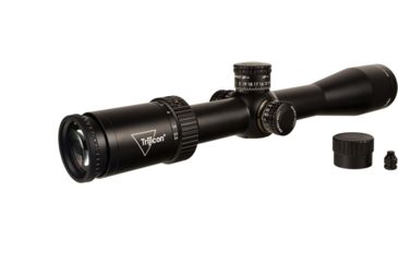 Image of Trijicon Credo HX CRHX1542 2.5-15x42mm Rifle Scope, 30 mm Tube, Second Focal Plane, Black, Red MOA Center Dot Reticle, MOA Adjustment, 2900033
