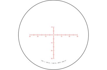 Image of Trijicon Credo HX CRHX1542 2.5-15x42mm Rifle Scope, 30 mm Tube, Second Focal Plane, Black, Red MOA Center Dot Reticle, MOA Adjustment, 2900033