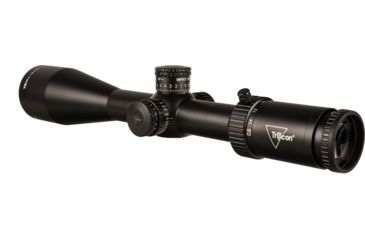 Image of Trijicon Credo HX CRHX1650 4-16x50mm Rifle Scope, 30 mm Tube, Second Focal Plane, Black, Red MOA Center Dot Reticle, MOA Adjustment, 2900001
